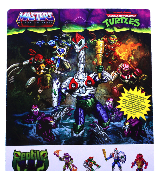 MOTU x TMNT: Turtles of Grayskull Actionfigur Mekaneck 14 cm von Mattel